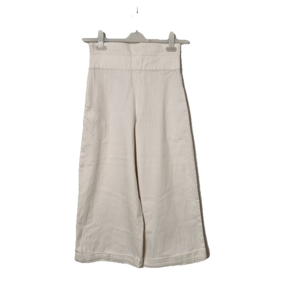 Pink Filosofy Culottes Crop Pants Wide Leg High Rise - Picture 3 of 7